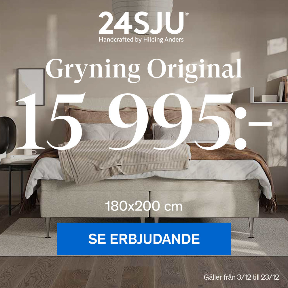 Gryning Original Kontinentalsäng 15 995:-